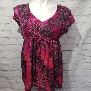 AXCESS pink top size Large